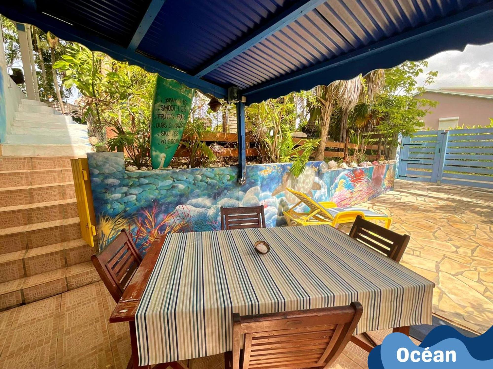 Villa Ti Bwa Carbet Cosy Semi-Exterieur Avec Toit Terrasse Sainte-Anne  Camera foto