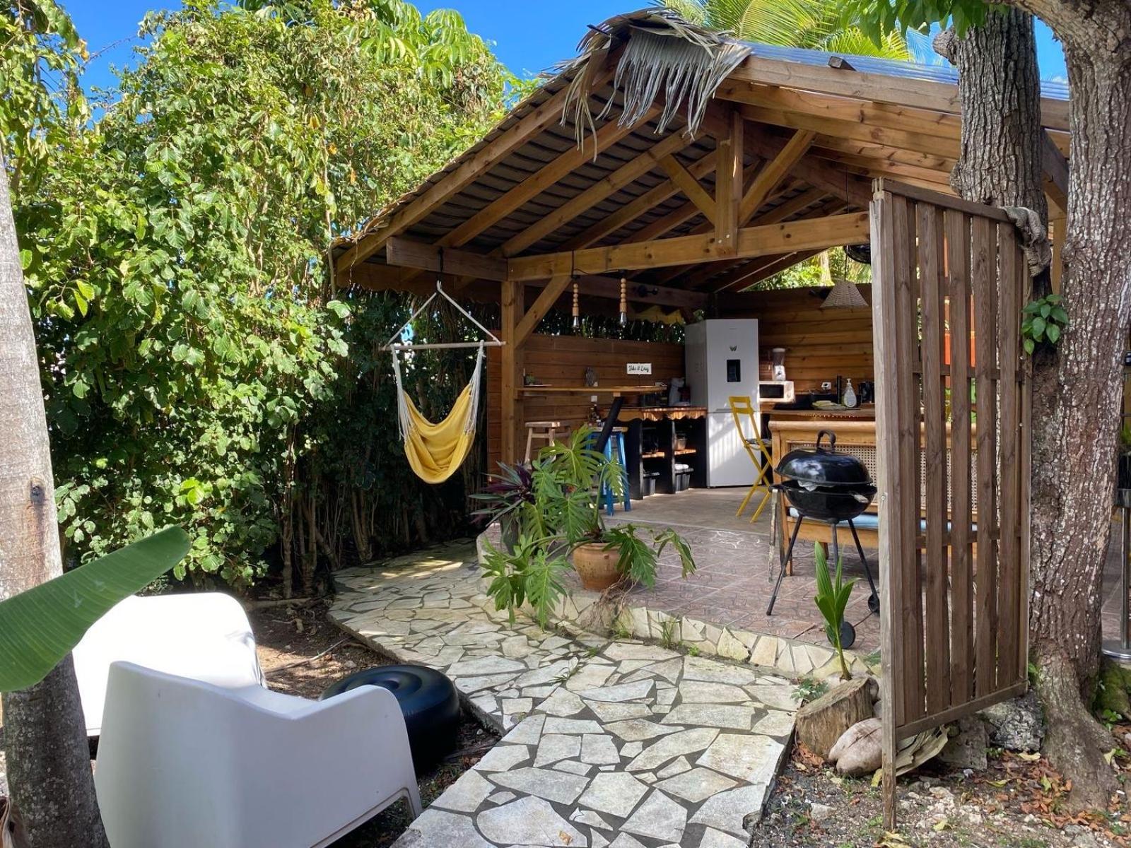 Villa Ti Bwa Carbet Cosy Semi-Exterieur Avec Toit Terrasse Sainte-Anne  Esterno foto