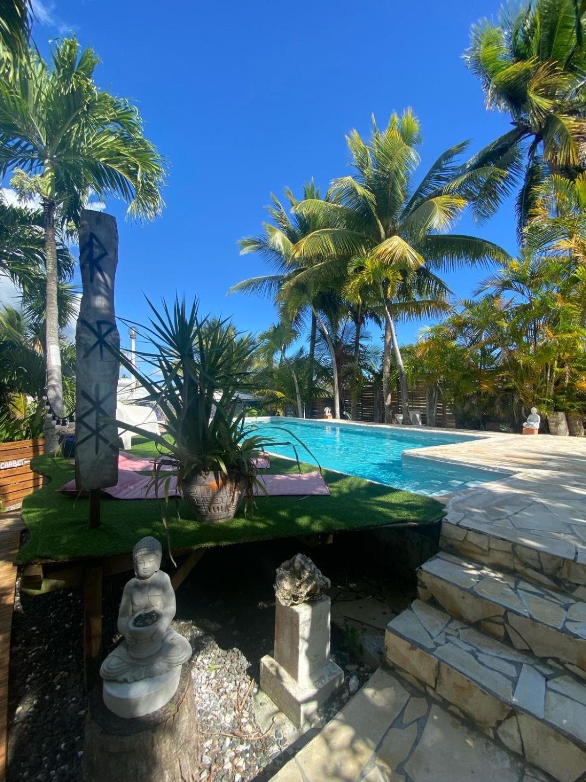 Villa Ti Bwa Carbet Cosy Semi-Exterieur Avec Toit Terrasse Sainte-Anne  Esterno foto